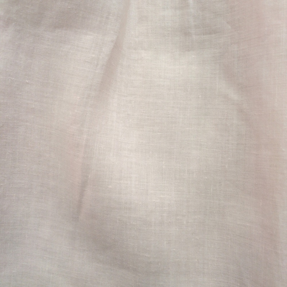 Vtg Paul Stuart Pink Linen Skirt Button Back Pleated Pockets Midi Long 8 - Picture 3 of 12